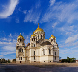 2025.10.18, Russia. Lovely Novochebarkassk church at baptism