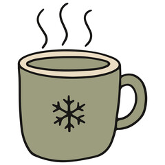 cup of coffee with steam