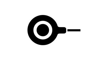 Monochrome graphic isolated design element illustration