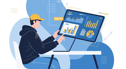 Analyzing Data: An Innovative Depiction of Modern Business and Statistical Insight