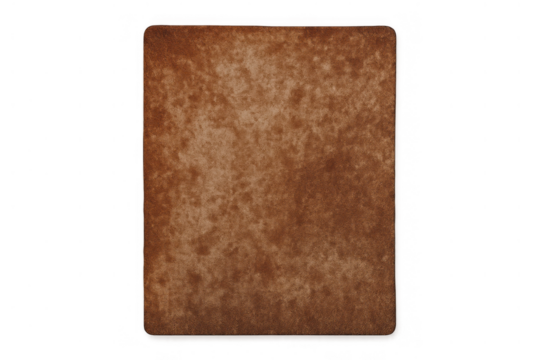 Vintage parchment paper texture with aged brown grunge background, empty ancient scroll surface with rounded corners