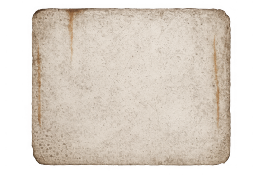 Vintage paper texture parchment background with rough grunge edges and old distressed stained surface, transparent png element - Powered by Adobe
