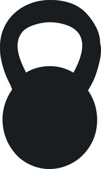Kettlebell swing icon, realistic, high-resolution vector.