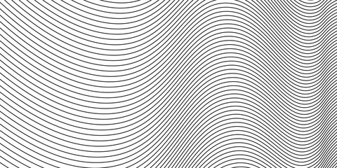 Horizontal line pattern. From thin line to thick. Parallel stripe. Black streak on white background. Straight gradation stripes. Abstract geometric patern.