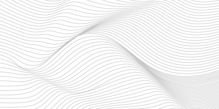 Horizontal line pattern. From thin line to thick. Parallel stripe. Black streak on white background. Straight gradation stripes. Abstract geometric patern.