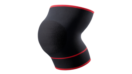Knee support sleeve designed for comfort and flexibility during athletic activities Generative AI