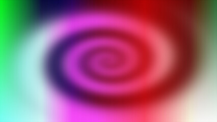 Vibrant swirl of colors in a psychedelic pattern