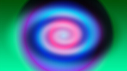 Vibrant swirling abstract colors with a central pink and blue spiral