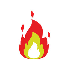 Vibrant flame, symbolizing energy and passion