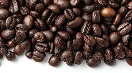 Roasted coffee beans - Close-up - Aromatic richness