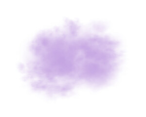 Abstract purple Realistic smoke. Vector 