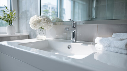 住宅イメージ　清潔感のある洗面所