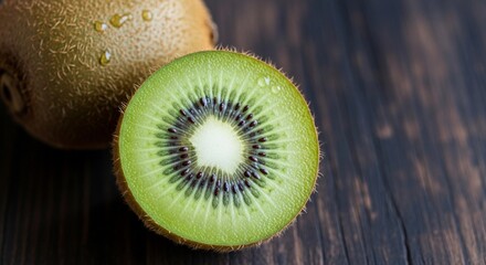 kiwi fruit on a plate