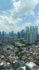 Jakarta, Indonesia &ndash; October 30, 2025: A cityscape view of Indonesia capital city Jakarta