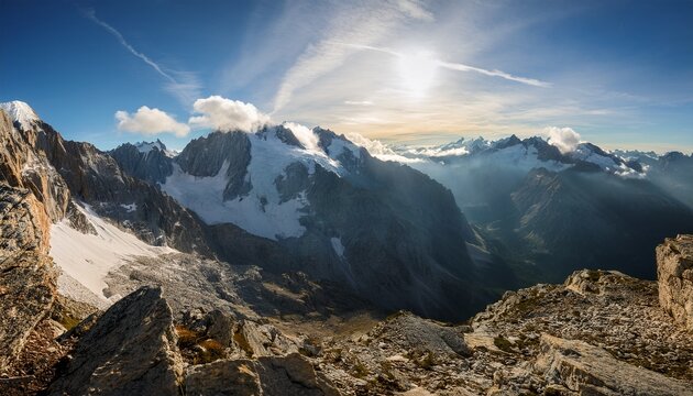 Panoramic Mountain Vista