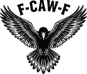 F-CAW-F Typography T-Shirt Design | Trendy Minimal Text Graphic