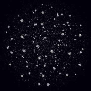 snow falling, winter season background