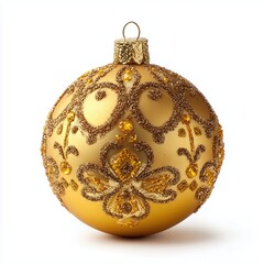 Golden Christmas Ornament