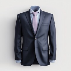 Elegant Navy Blue Suit