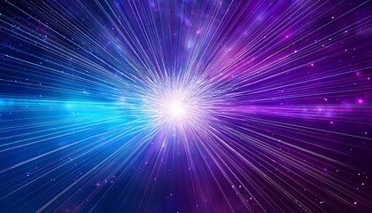 Blue And Purple Background With Star Burst