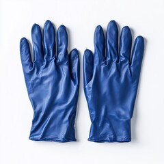 Blue Rubber Gloves