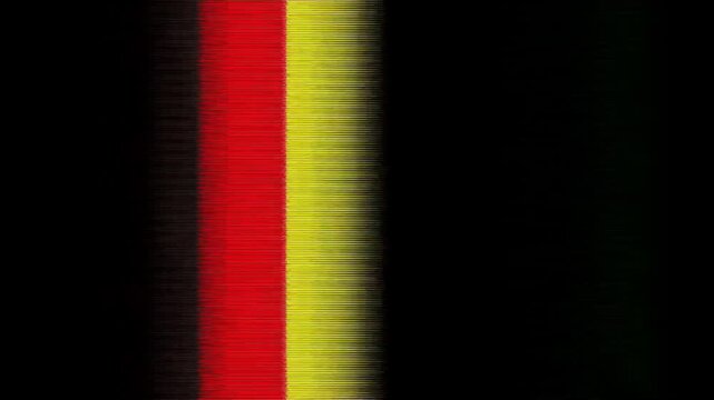 Vertical Glitch Scanline Light Leak Overlay FX 