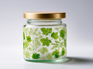 Herbal Glass Jar