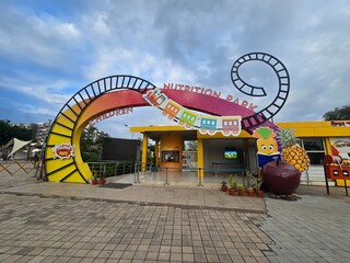 Ekta Nagar, Gujarat India - Oct 02 2025: Children Nutrition Park , Ektanagar Statue of unity.