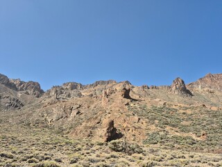 Fototapeta premium Desert mountain landscape of Tenerife Island - Spain