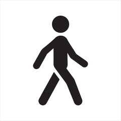 pedestrian walk icon vector illustration