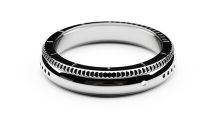 Close-up of a stylish smartwatch with a vibrant rainbow bezel, showcasing modern design and tech