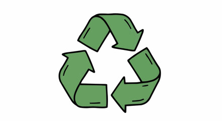 Recycle symbol.