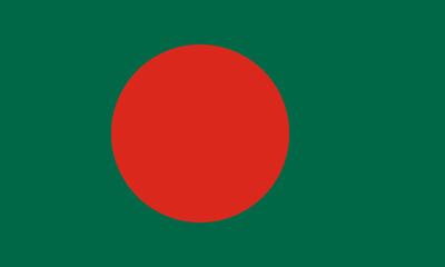 Bangladesh National Flag Vector Illustration