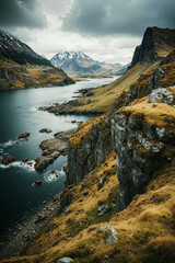 lake in the mountains