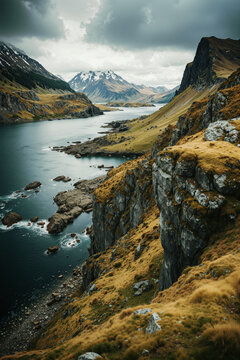 lake in the mountains