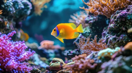 Vibrant coral reef aquarium (6)