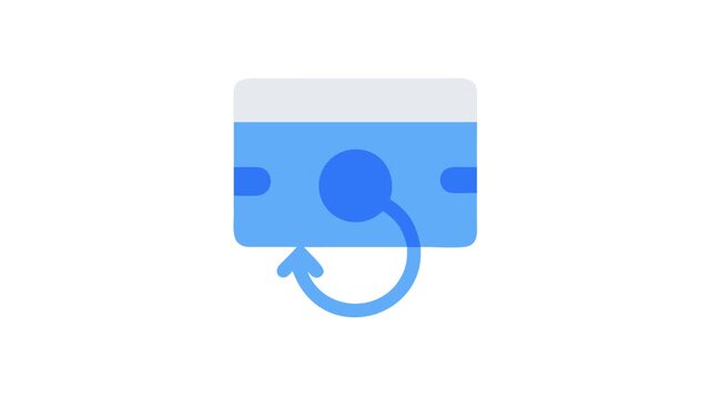 Blue calendar icon illustrating event rescheduling and time management