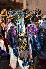 Parade festive à Cusco. Pérou