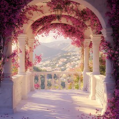 Background vintage wedding generative AI