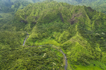 Luftaufnahme Scenic Panorama Kauai 