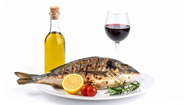 Grilled Adriatic Sea Bream with Wine

