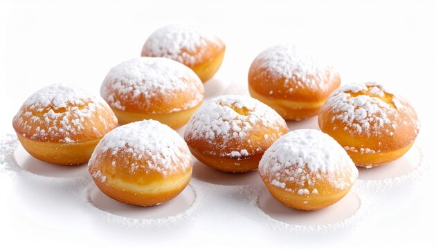 Croatian Fritule Doughnuts with Powdered Sugar

