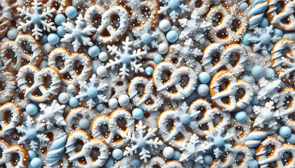 Winter Wonderland Pretzels