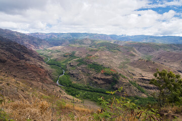 Obraz premium Ausblick Waimea Canyon, Kauai, Hawaii