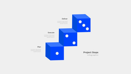 Project Steps Infographic Design