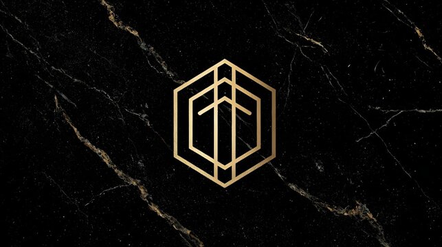 Luxury real estate logo with golden geometric shapes, clean architectural lines. Concept:
Premium real estate branding, modern luxury identity blending architecture, geometry, sophistication.