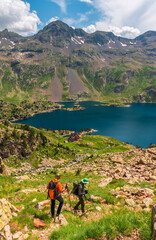 Descendiendo hacia el refugio de Respumoso