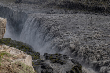 The waterfall Dettifoss in Iceland