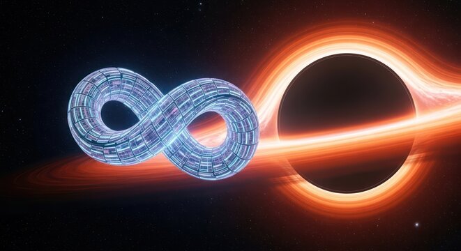 Cosmic infinity and black hole singularity a juxtaposition of eternal concepts in space - Powered by Adobe