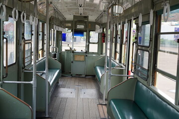 路面電車車内